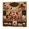 S&eacute;rie de No&euml;l : kits artistiques de peinture en perles &agrave; cadre en bois DIY 20x20cm