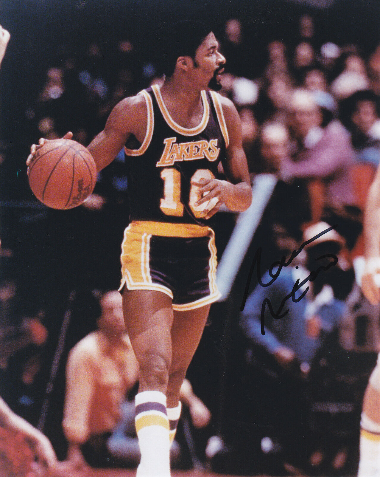 Norm Nixon #0 8x10 Signed Photo Poster painting w/ COA Los Angeles Lakers 033119