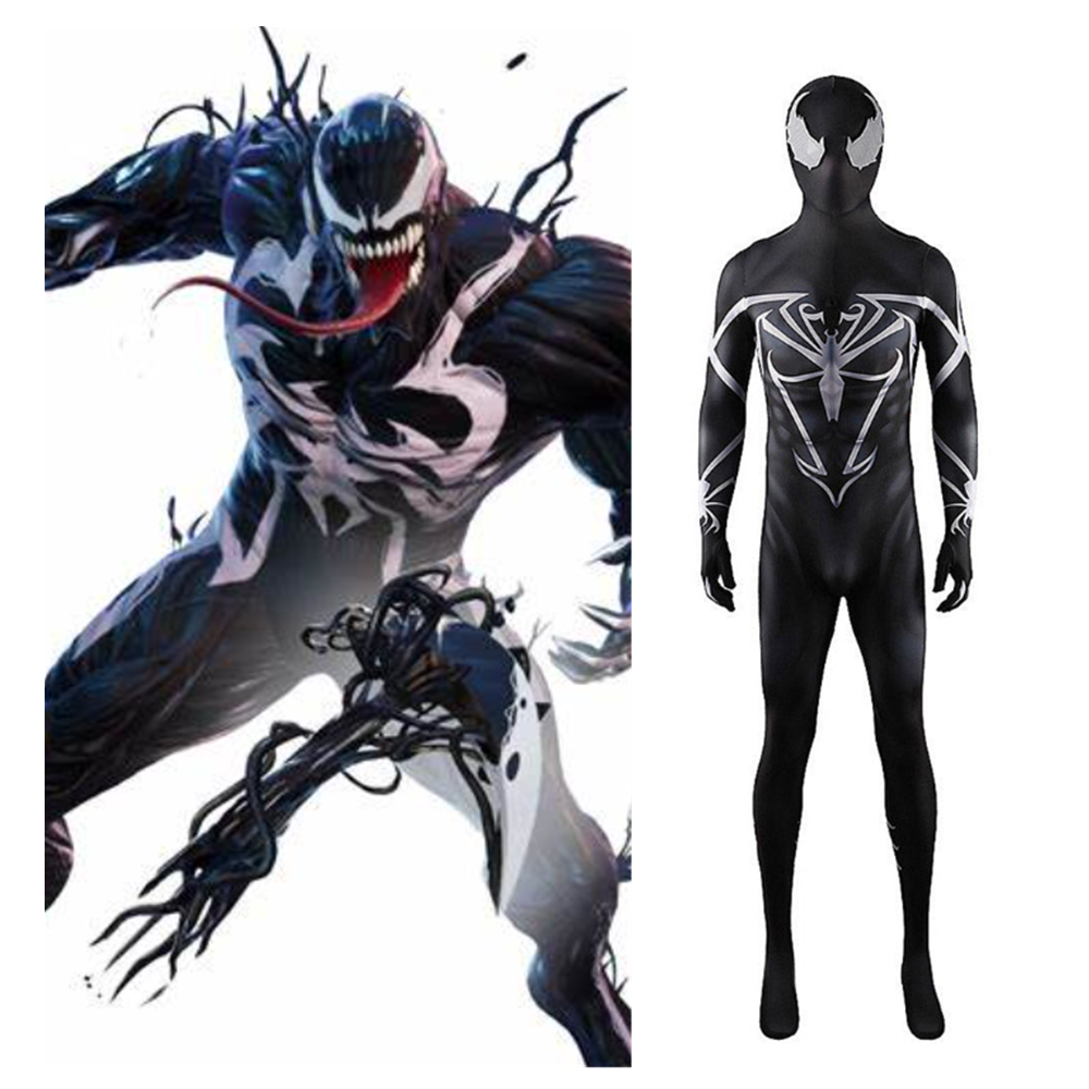 Venom Cosplay Costume Outfits Jumpsuit Halloween Carnival Party Disguise Suit