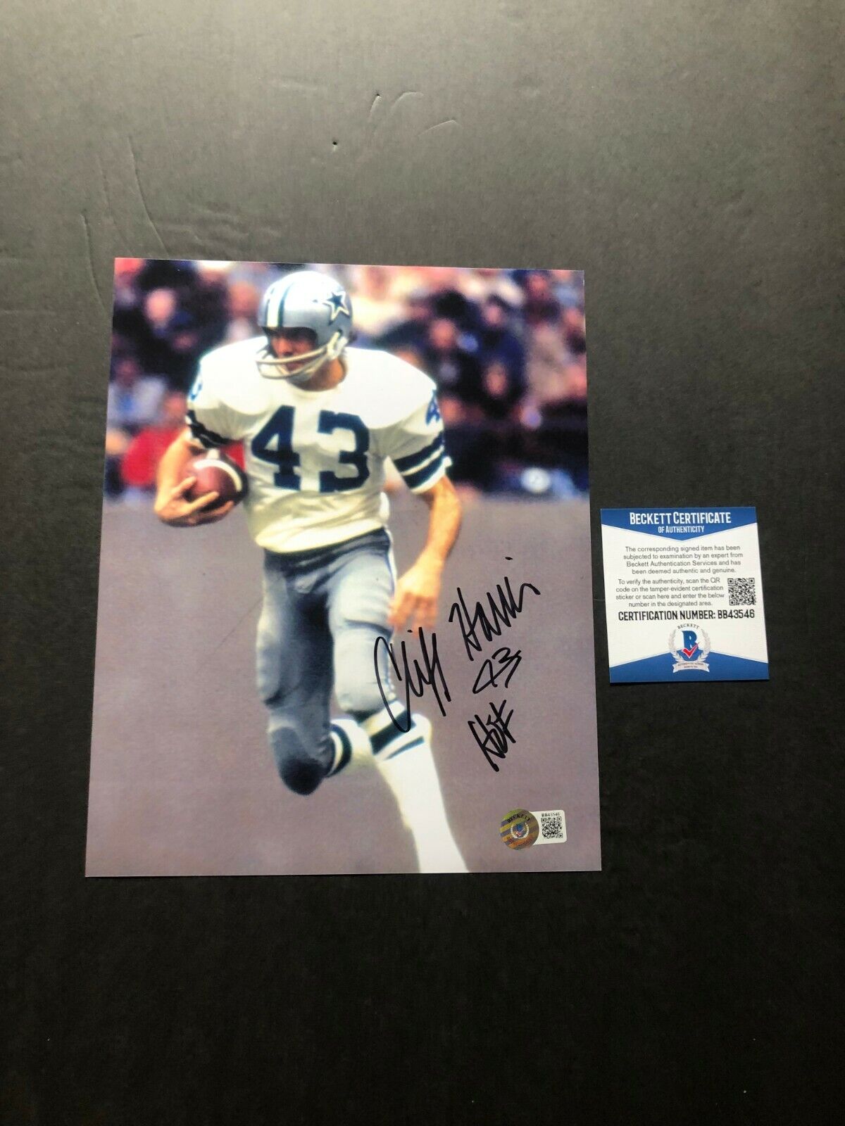 Cliff Harris Hot signed autographed Cowboys HOF 8x10 Photo Poster painting Beckett BAS Coa