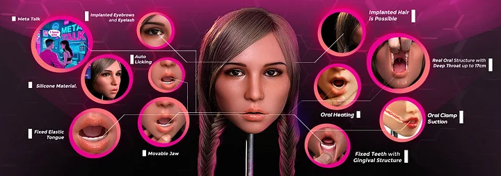 deepthroat sex doll head Tatum Bezlya Medium Tits Full Silicone Sexy Maid Sex Dolls main image 0