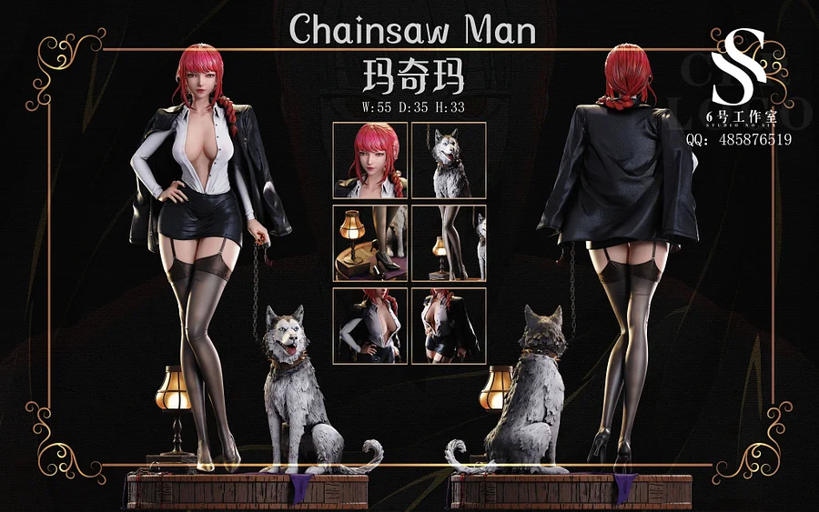 PRE-ORDER Six Studio - Chainsaw Man Makima 1/4 Statue(GK) (Adult 18+)