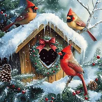 Charming Winter Scene - Diamond Painting