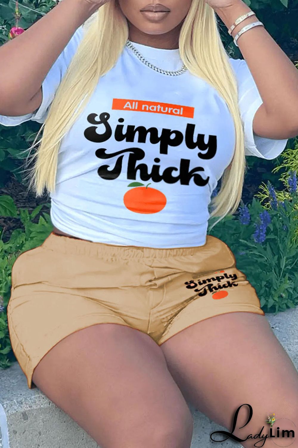 Rose Red Casual Print Patchwork O Neck Short Sleeve Two Pieces