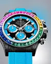 DiW Rolex Daytona RAINBOW BLUE