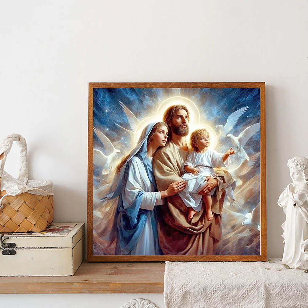 Diamond Painting - Full Round Drill - The Jesus Family(Canvas|30*30cm)