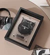 Transparent photo frame CD player