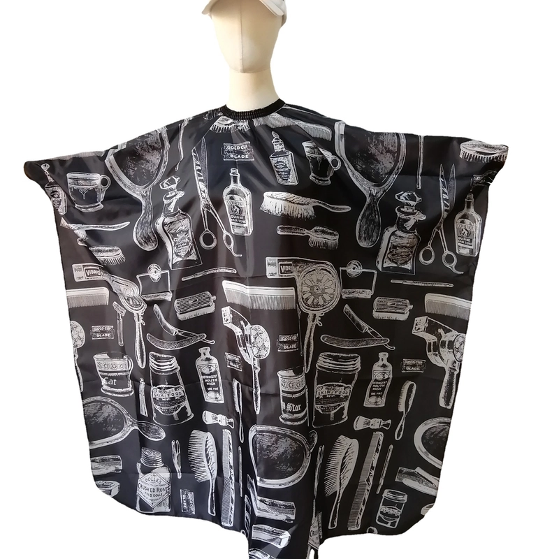 Spot Hand Mirror Comb Hair Dryer Apron Printed Hair Cutting Tools Printed Pattern Apron Apron