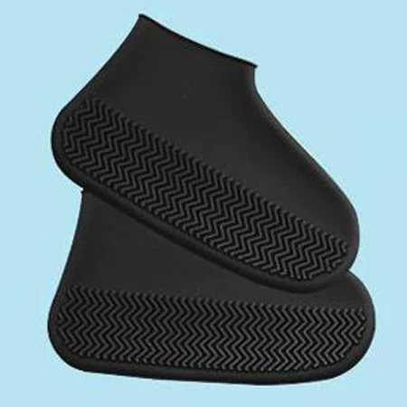 2PCS Waterproof Reusable Silicone Shoe Cover