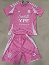 Joyfball 2025 Kids Size Argentina National Team pink Football Shirt
