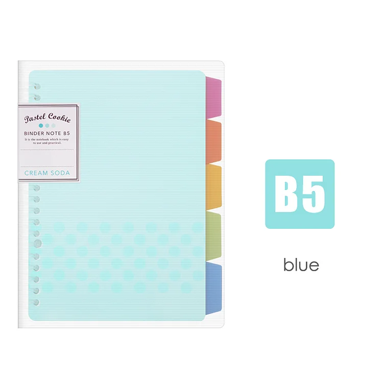 KOKUYO Pastel Cookie Binder