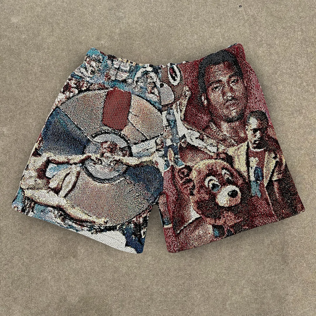Hip Hop Masked Rapper Tapestry Shorts