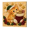 Christmas Animal DIY Pearl Painting Kit with Frame 20x20cm