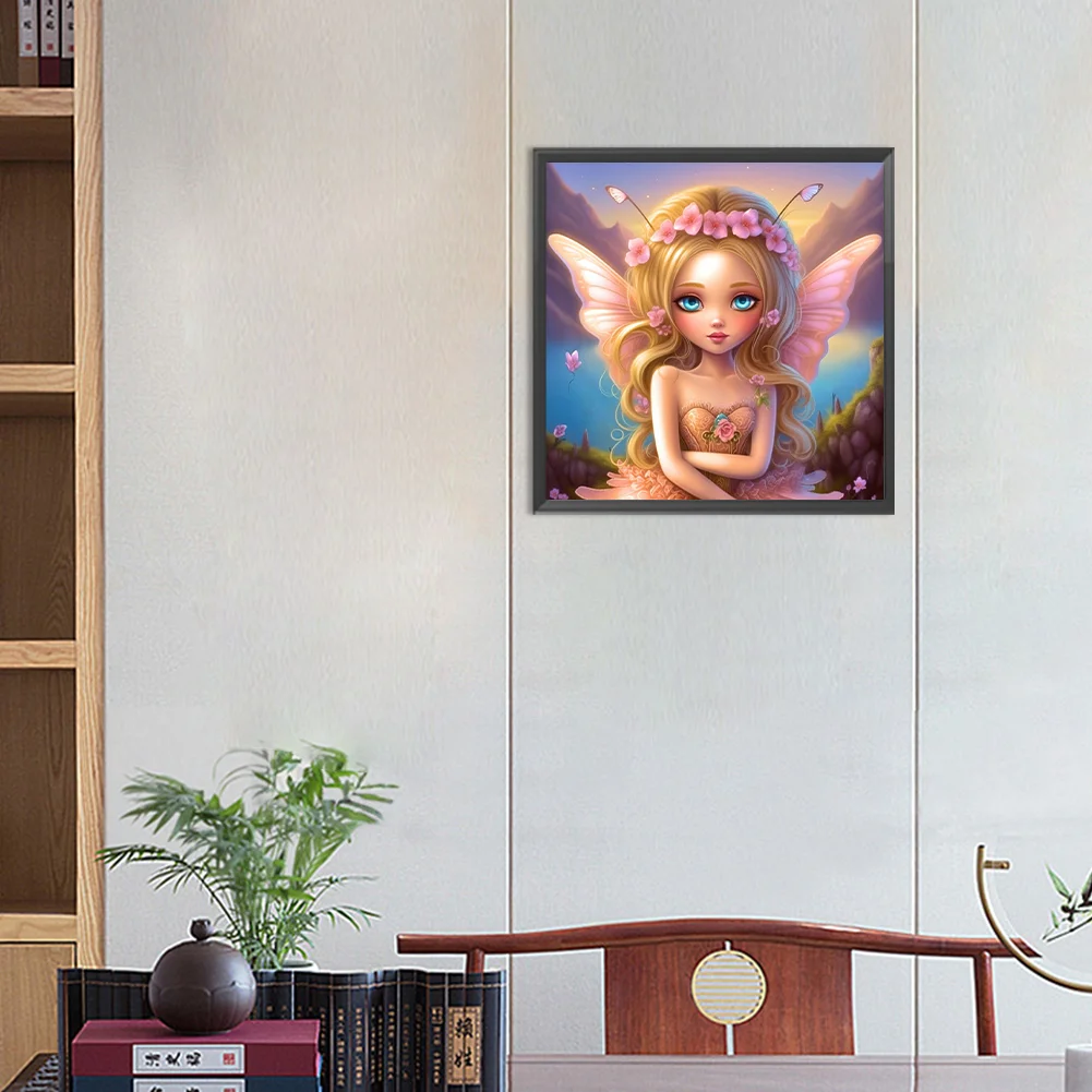 Diamond Painting - Full Round Drill - Elf Girl(Canvas|30*30cm)