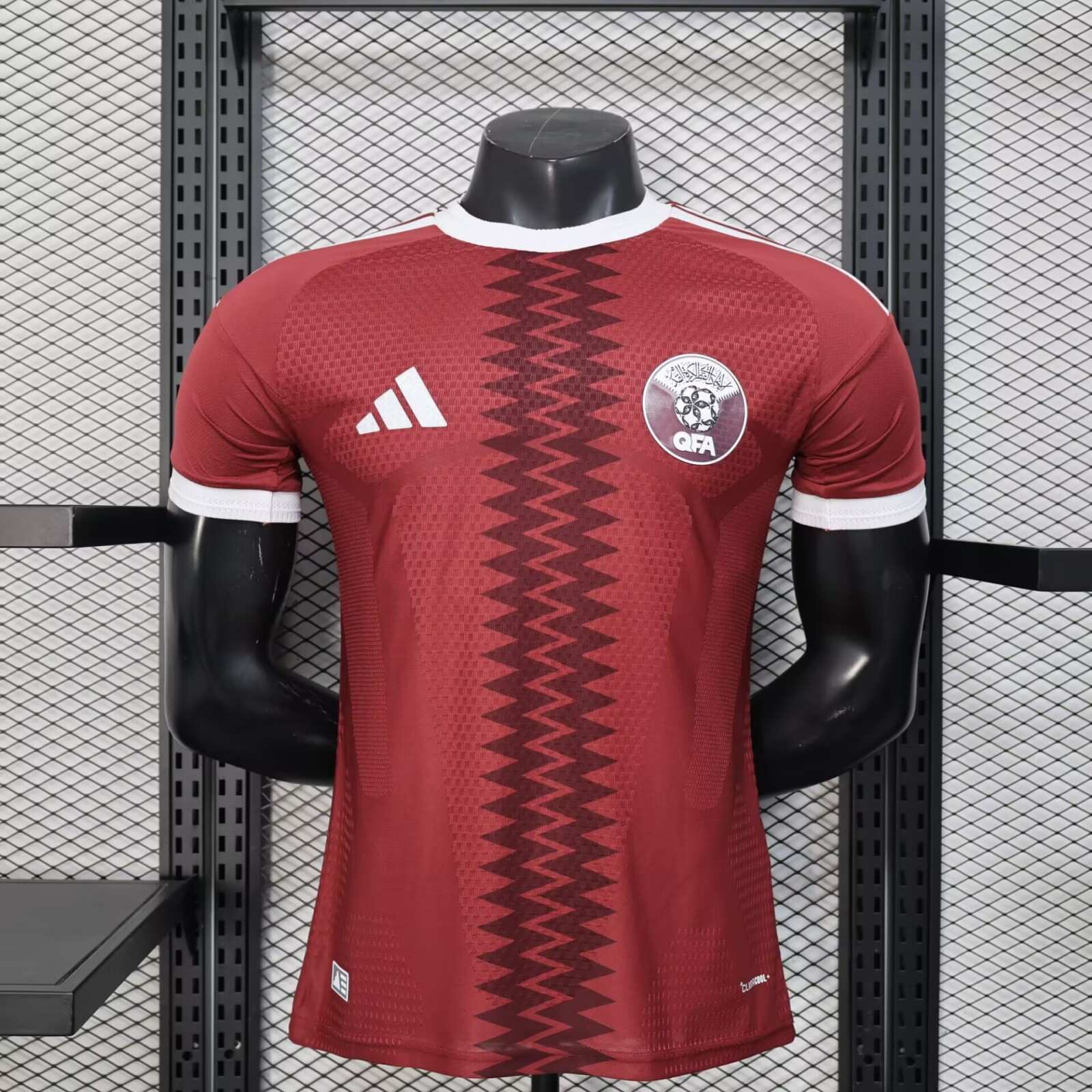 2026 Player Version Qatar Home Football Jersey 1:1 Thai Quality（The player version jersey is a bit tight, please pay attention to the size selection）