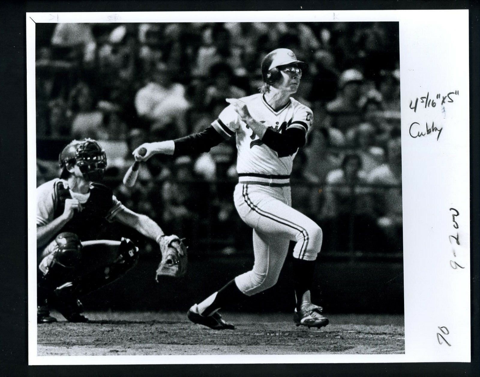 Mike Cubbage Grand Slam Home Run 1978 Press Photo Poster painting Minnesota Twins