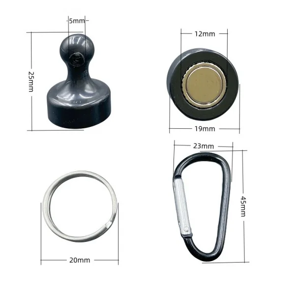 Portable Outdoor Fishing Rope With Strong Magnetic Buckle