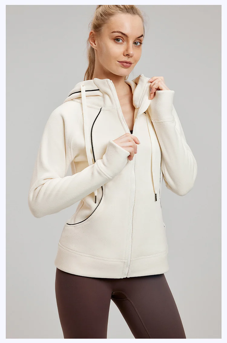 PASUXI Womens Zip Up Hoodies Fleece Jackets Oversized Sweatshirts Fall Fashion Outfits Sweaters Winter Clothes huanwei