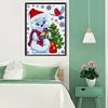 Diamond Painting-DIY Crystal Rhinestone Snowman