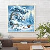 Diamond Painting - Full Round Drill - Snow Scene(Canvas|40*40cm)