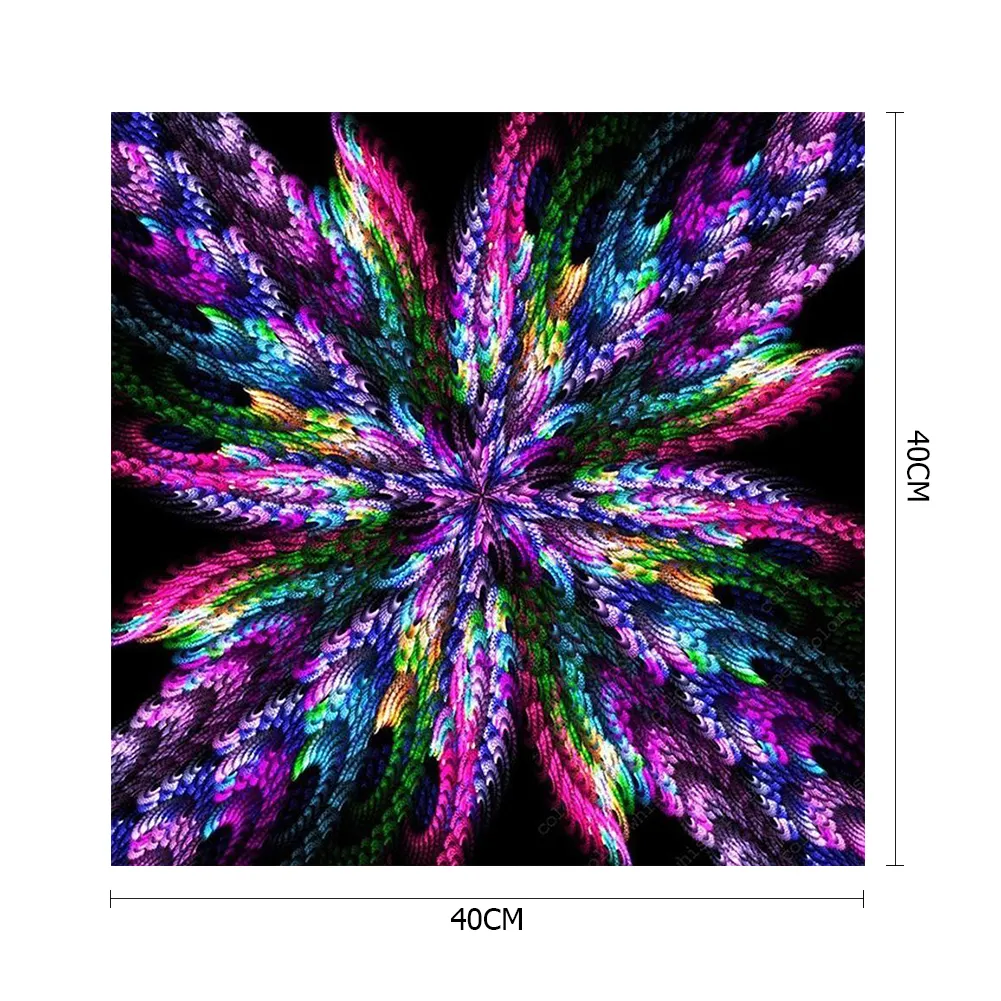 DIY Paint By Number 40*40cm - Kaleidoscope