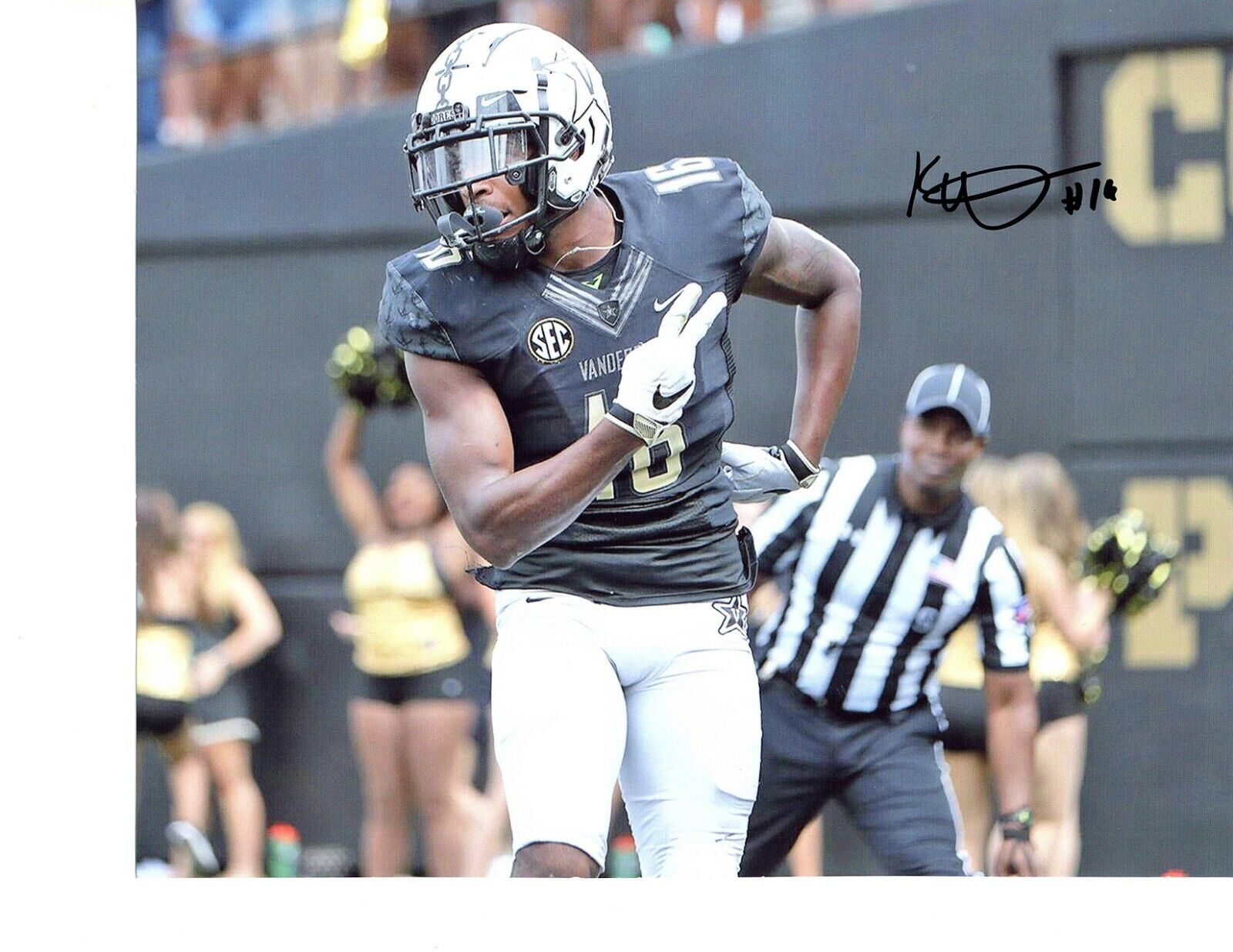 Kalija Lipscomb Vanderbilt signed autographed 8x10 football Photo Poster painting Vandy