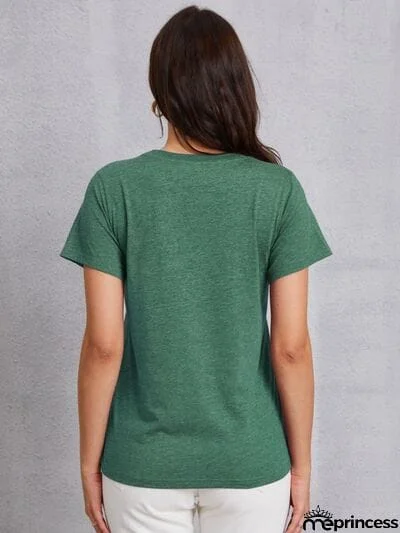 Round Neck Short Sleeve T-Shirt