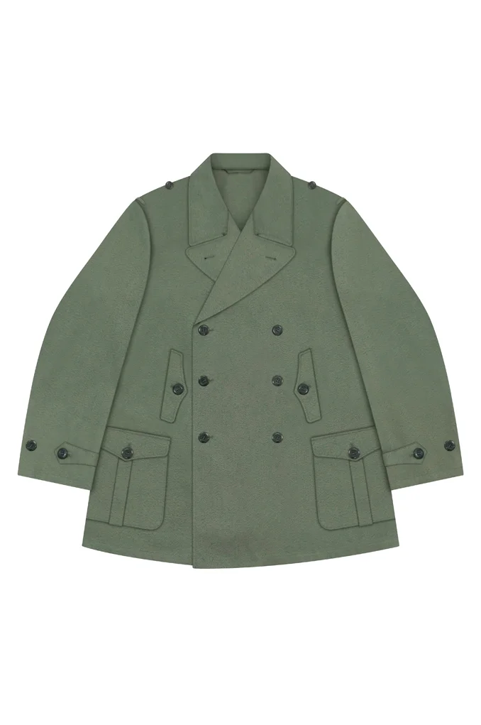   German Polizei Gebirgsjäger Mountain Trooper Mottled Green Wind Jacket II German-Uniform