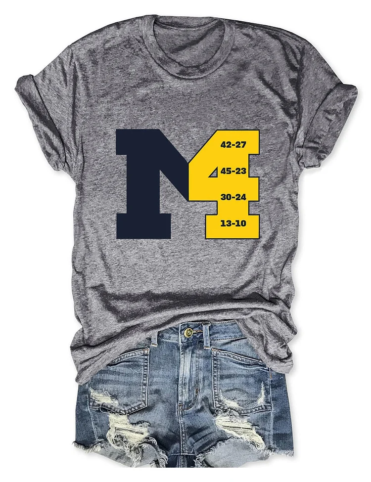Women's Michigan Football T-Shirt