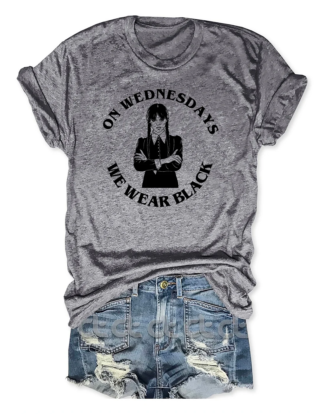 On Wednesdays We Wear Black T-Shirt