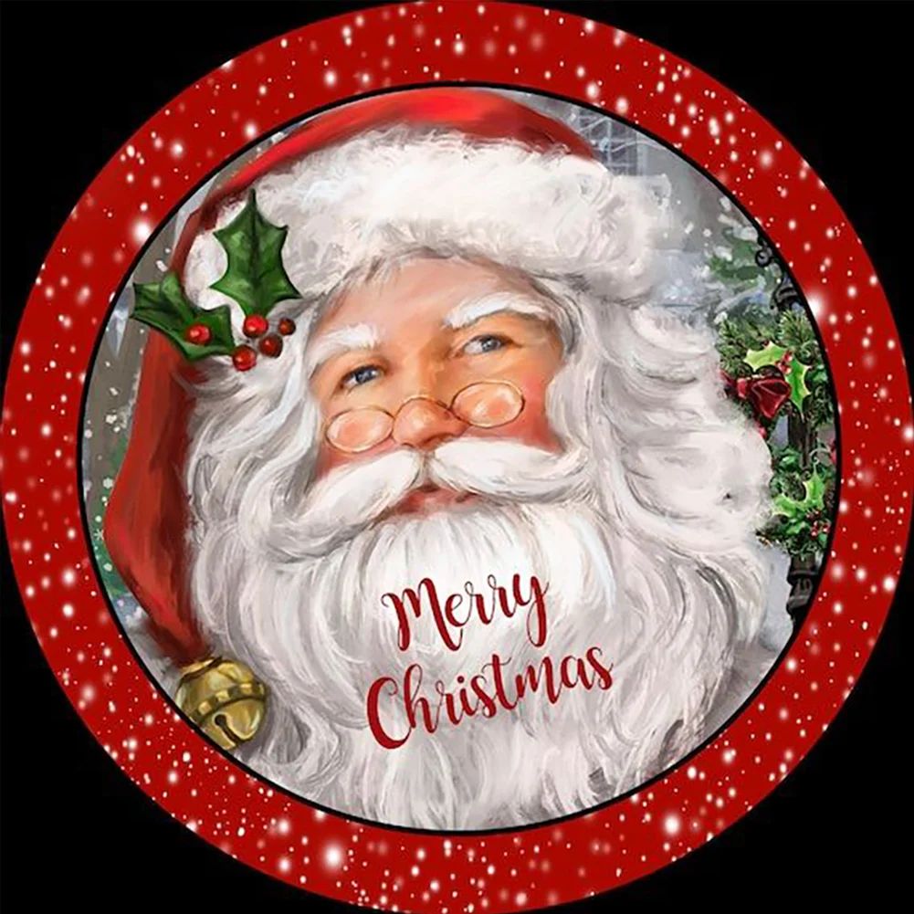 Santa Claus - Full Round Drill Diamond Painting - 40*40CM(Canvas)