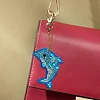 5pcs Dolphin Shape Key Chains DIY Diamond Painting Special Shape Full Drill