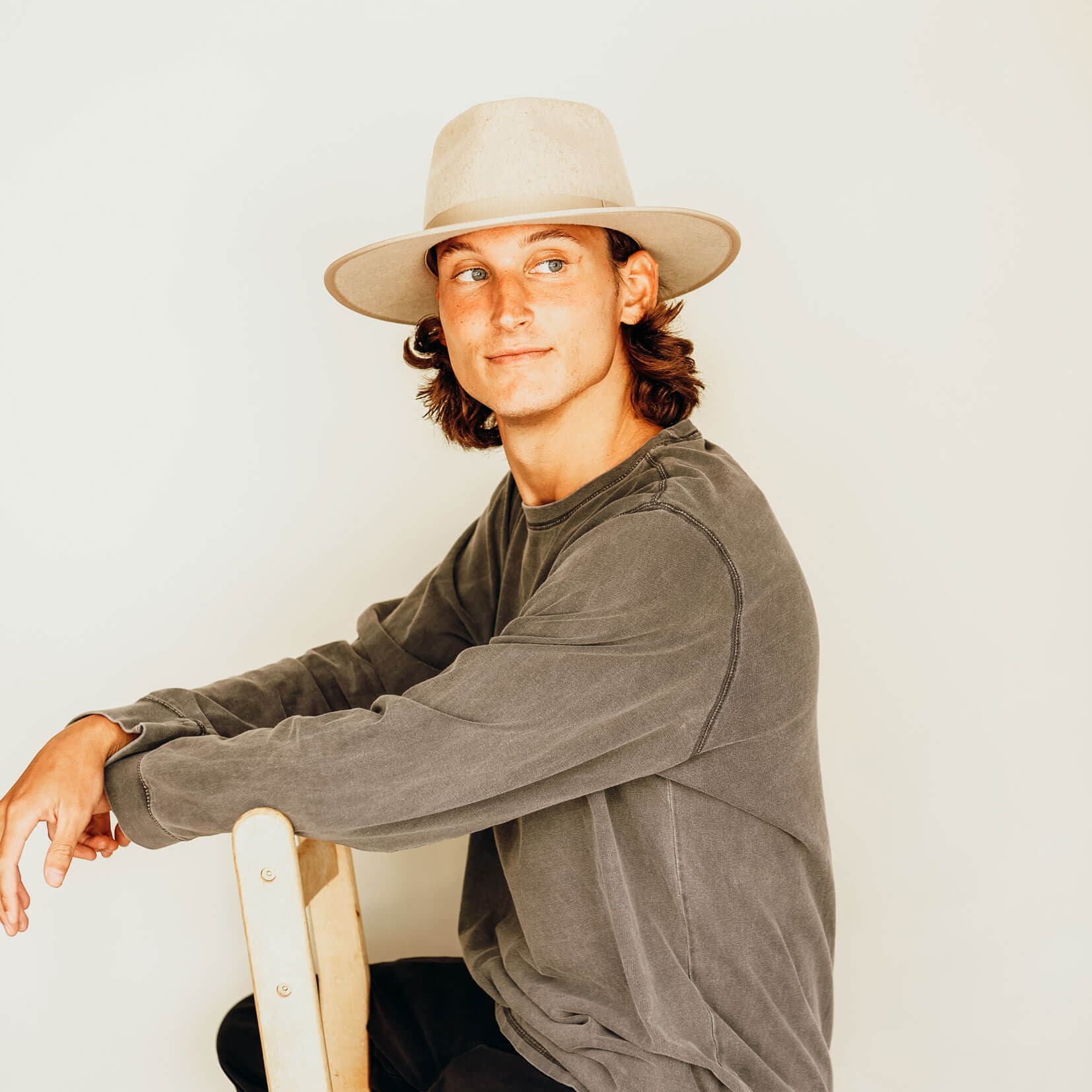 Bondi - Mens Wide Brim Felt Fedora Hat