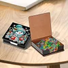 Diamond Painting Snowman Leather Notecard Box Gem Art Sticky Note Holder