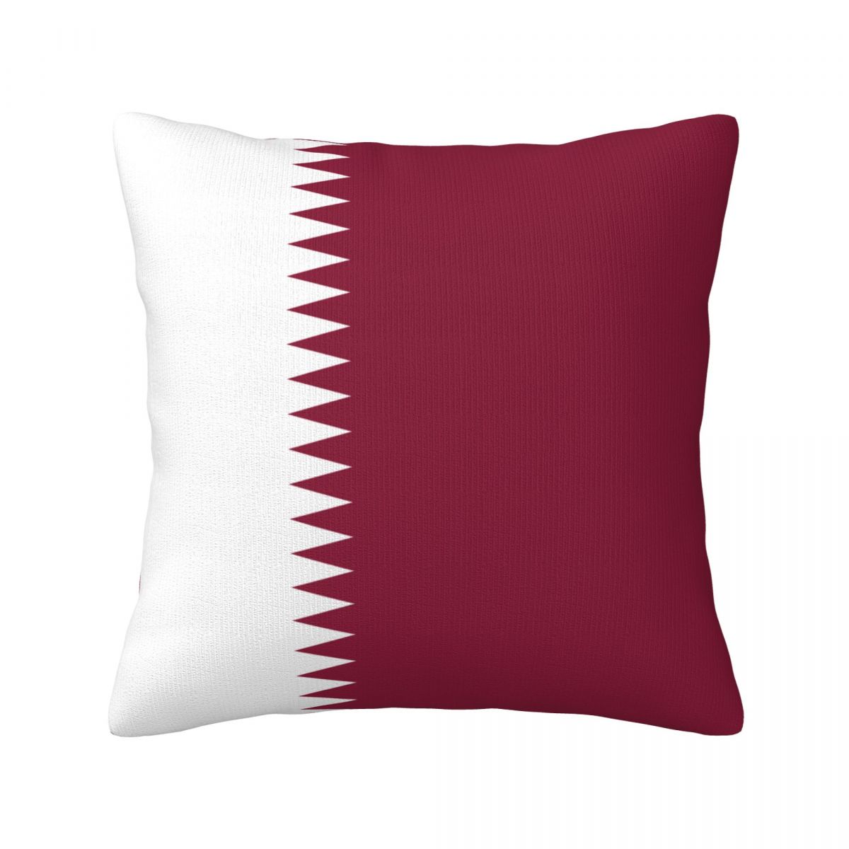 Qatar Flag Decorative Square Throw Pillow Covers