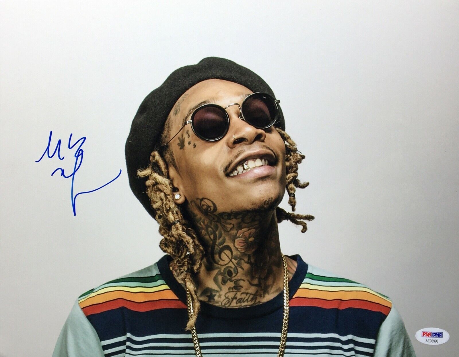 Wiz Khalifa Signed 11x14 Photo Poster painting *Sucker For Pain *Gang Up PSA AE93998