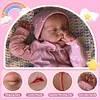 17'' Realistic Lifelike Marilla Silicone Reborn Newborn Baby Doll Girl with Hand-painted Hair - RBBI-Myrebornbabydoll&reg; Myrebornbabydoll&reg;