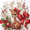 DIY Pearl Painting - Handmade Self - Adhesive Pearls - Christmas reindeer