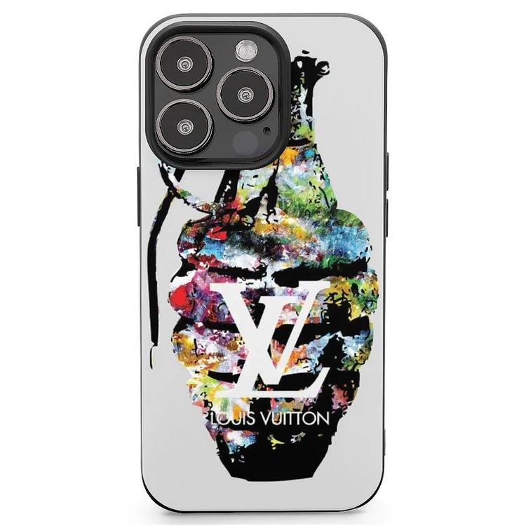 Louis Vuitton Grenade Mobile Phone Case Shell For IPhone 13 and iPhone14 Pro Max and IPhone 15 Plus Case - Heather Prints Shirts
