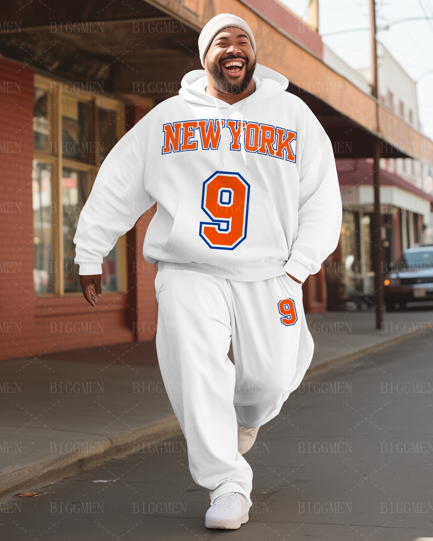 (L10XL) Men's Plus Size Basketball Digital Sports Printed Casual