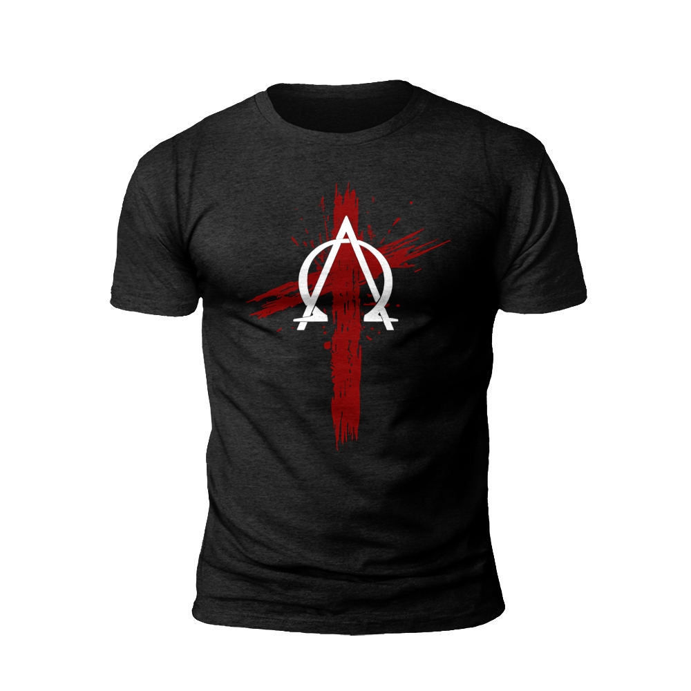 Anarchy's Red: A Bold Statement of Rebellion T-shirt