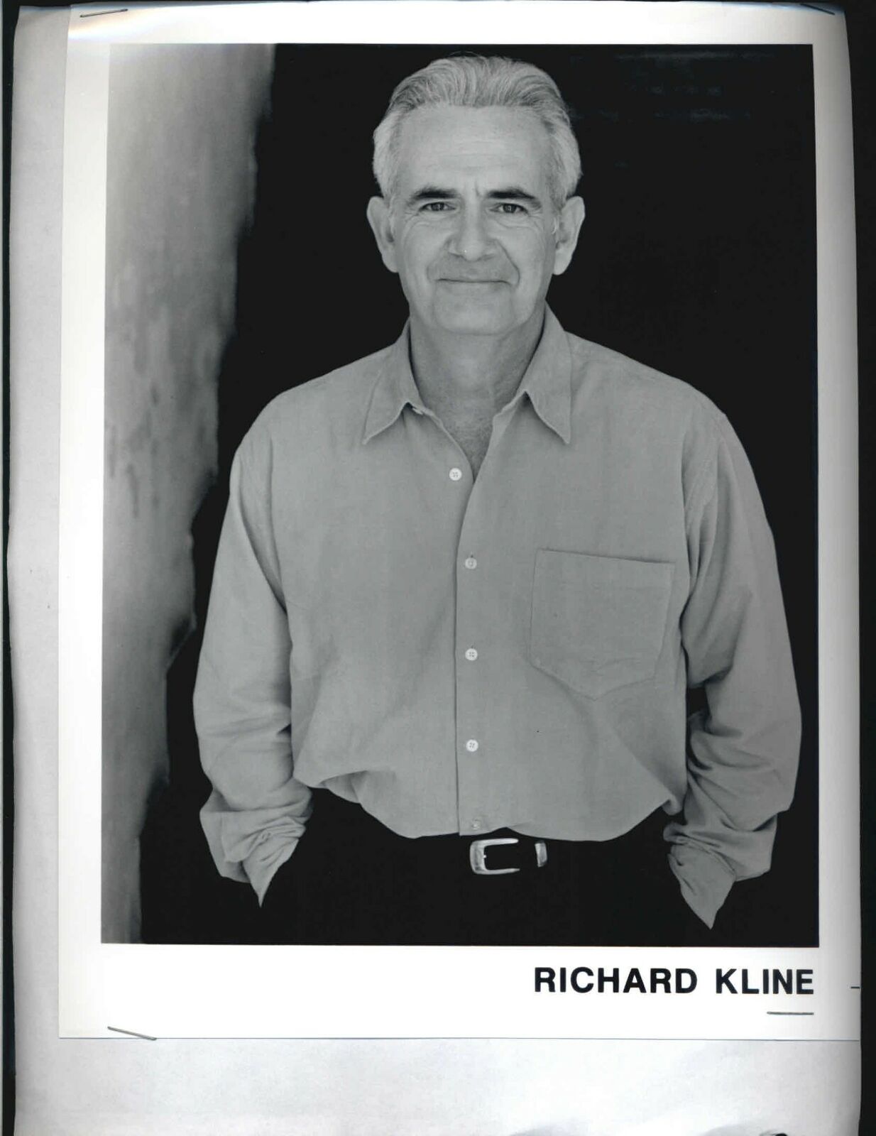 Richard Kline - 8x10 Headshot Photo Poster painting with Resume - Three's Company