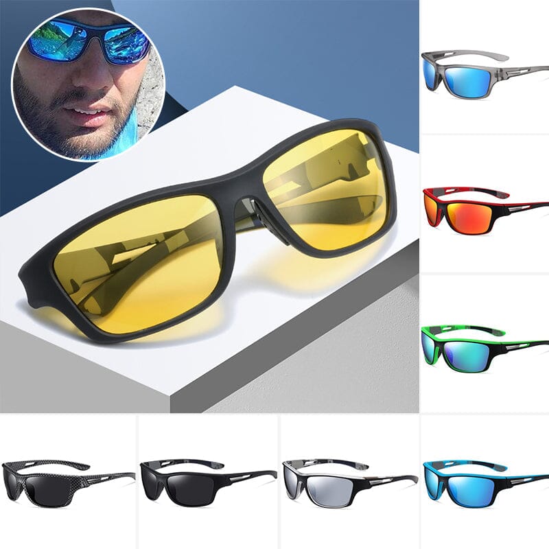 Outdoor Sports Sunglasses with Antiglare Polarized Lens