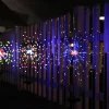 Solar ground plug fireworks LED starry copper wire flashing lights outdoor waterproof lawn garden decorative lights