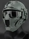 Airsoft Mask 700FPS Impact Resistance Safety Mask Detachable for Training(Black)