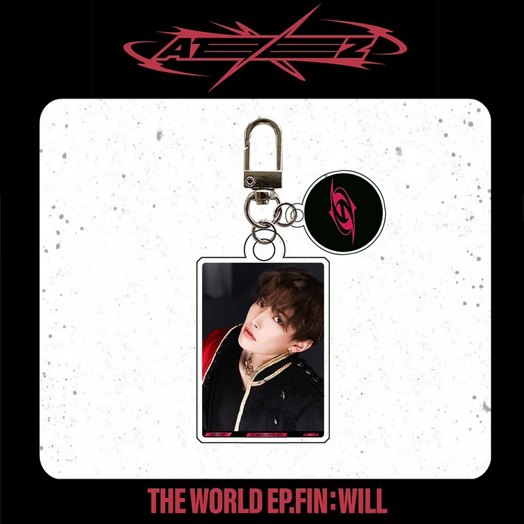 ATEEZ The World Ep.Fin Will Image Keychain