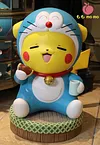 1/1 & Mini Scale Doraemon Cosplay Pikachu - Doraemon Pokemon Resin Statue - MOMO Studio [In Stock]