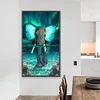 >SALE<5D DIY Full Round Drill Partial AB Diamond Painting Butterfly Elephant 45x75cm