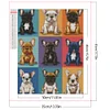 Französische Bulldogge - quadratischer Bohrer Diamantmalerei - 35*45cm