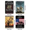 [US Local Warehouse]6PCS Soldiers - Vintage Metal Signs Set - 20*30cm